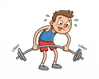 weak weightlifter